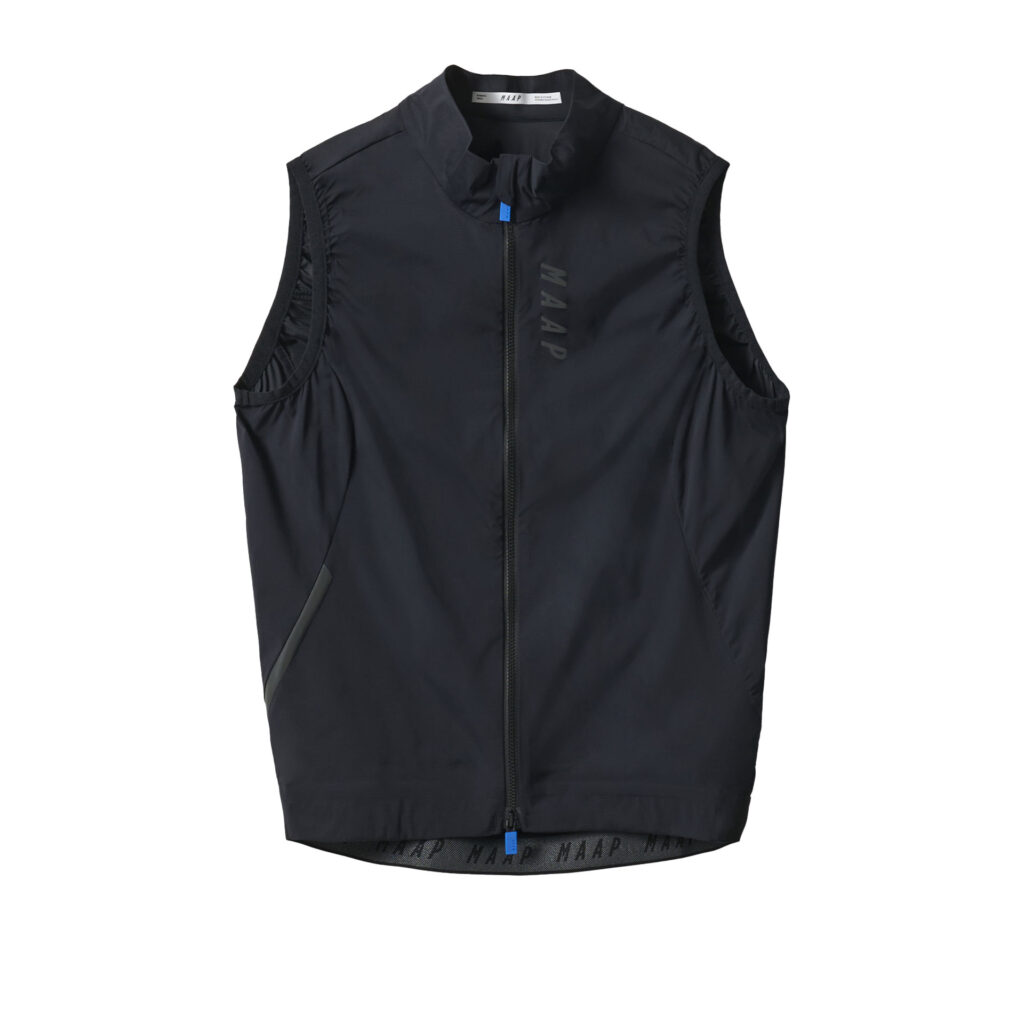 MAAP Women's Team Flow Vest Fahrrad Windweste Frauen S jet black