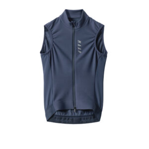MAAP Women's Team Thermal Vest warem Fahrrad Windweste Damen M carbon blue