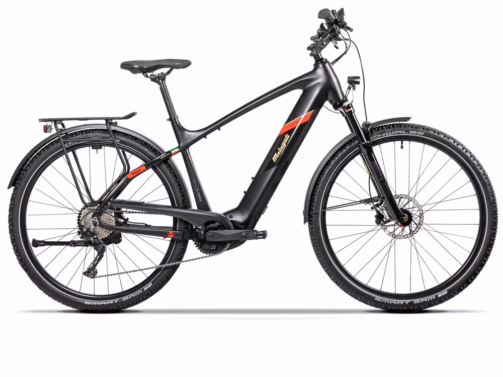 Malaguti Cortina TR 5.2 High | Trekking E-Bike | 29" | 750Wh Bosch CX | schwarz / rot Größe: 44 cm