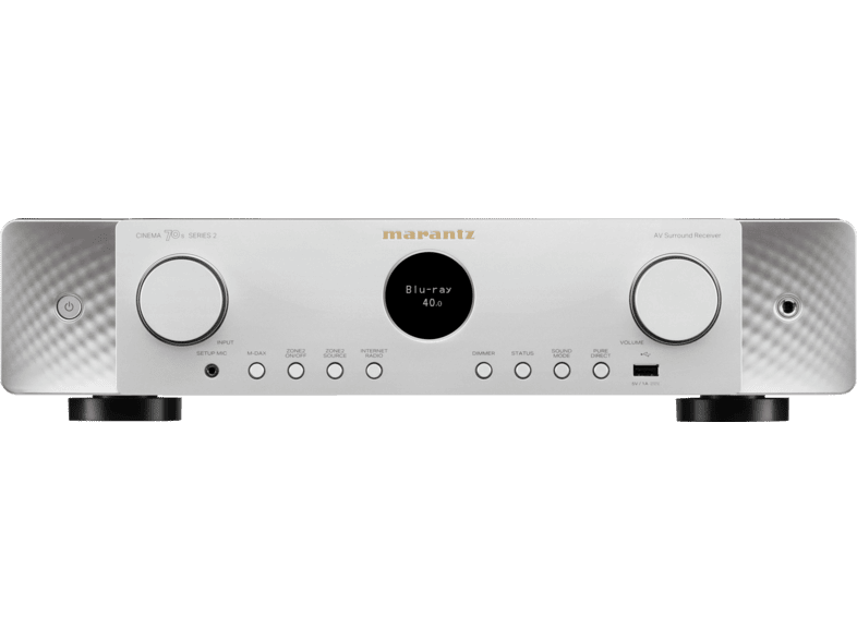 MARANTZ CINEMA 70s Series 2 Silber AV-Receiver (7.2 Kanäle, Silver Gold)