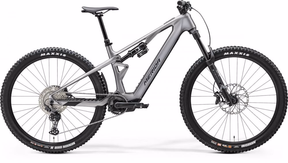 Merida eONE-SIXTY SL 6000 I1 gunmetal L Grau - leistungsstarkes E-Enduro-Bike