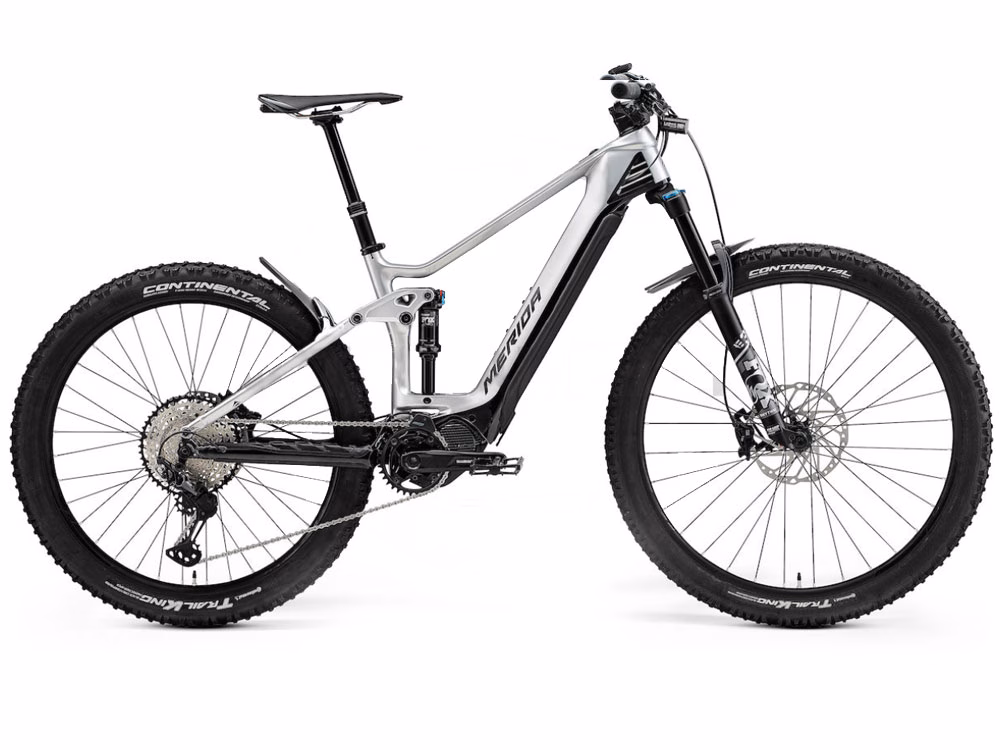 Merida eOne.Forty 8000 EP2 | E-MTB Fully | 29/27,5" | 630Wh Shimano EP8 | silber Größe: 47 cm
