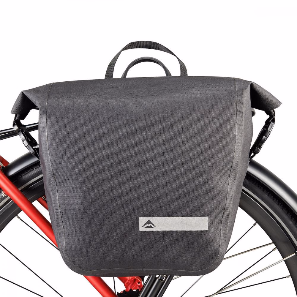Merida EXPERT City STRIPE Packtasche 10 L Schwarz - Wasserdicht & robust
