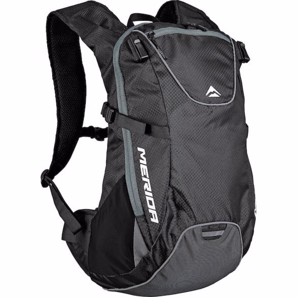 Merida Fifteen II Rucksack 15 Liter Schwarz/Grau - Leicht & Funktional für Tagestouren