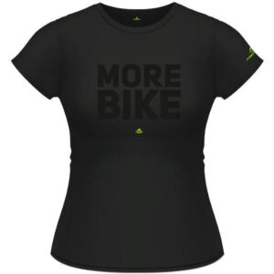 Merida T-Shirt Lady MORE BIKE Edition L Schwarz - komfortables Bike-Lifestyle-Shirt