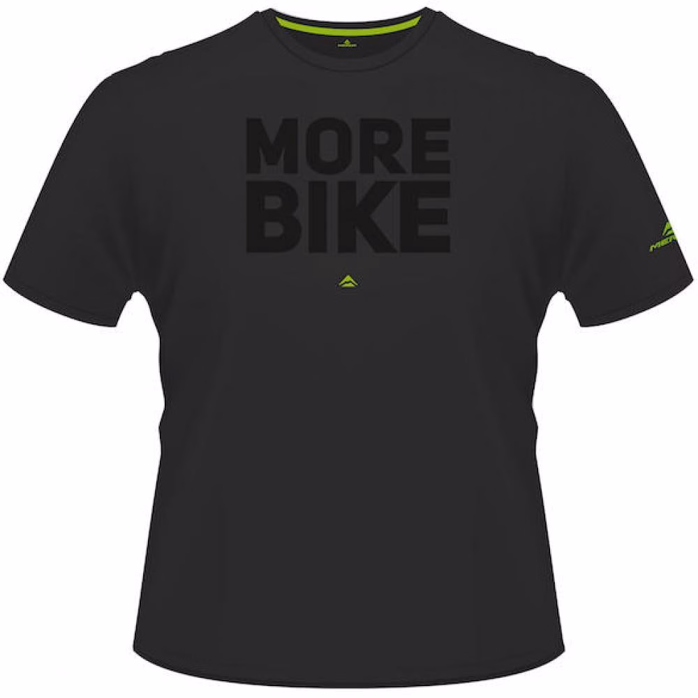 Merida T-Shirt MORE BIKE Edition Herren M Schwarz - komfortables Bike-Freizeitshirt