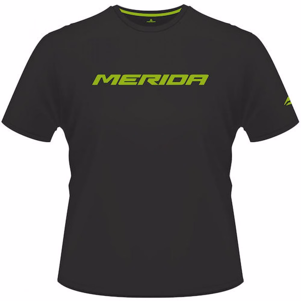 Merida T-Shirt SIGNATURE Edition Herren L Schwarz - 100 % Baumwolle
