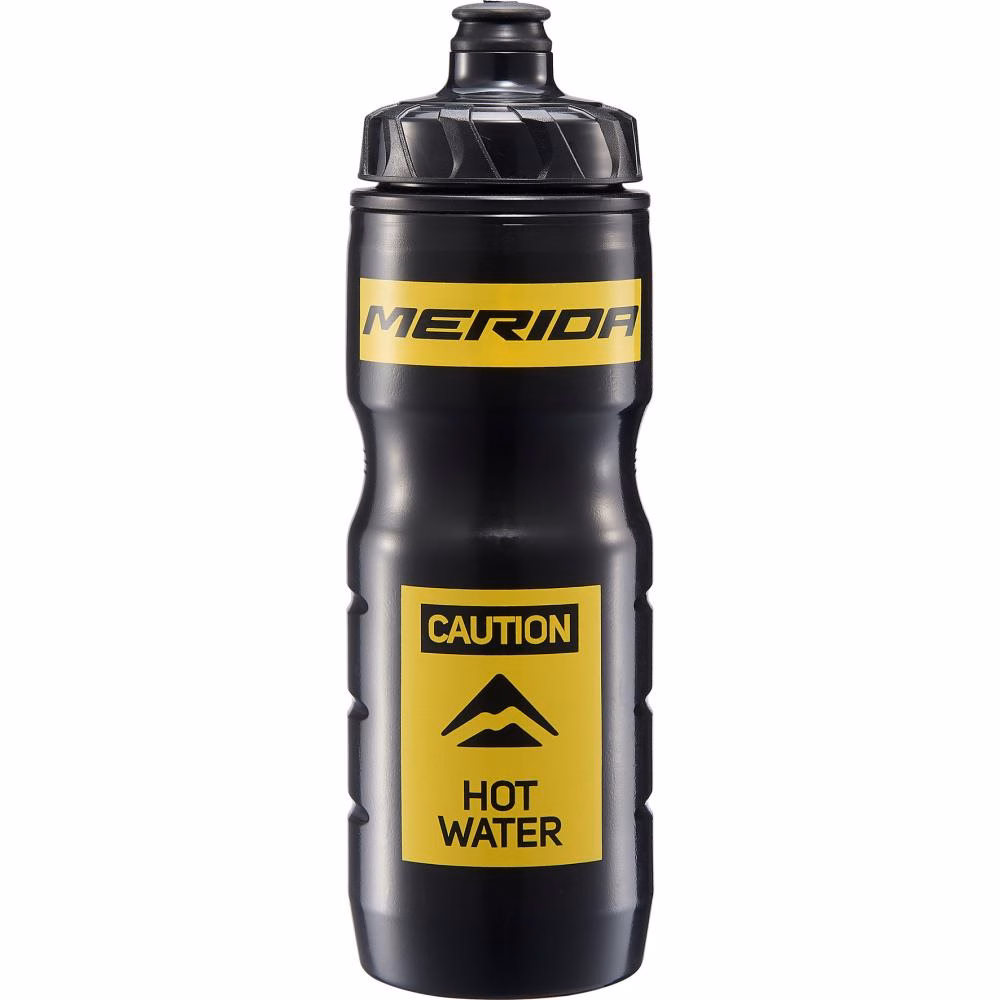 Merida Trinkflasche THERMO 450 ml Schwarz-Gelb - Isotherme Wasserflasche