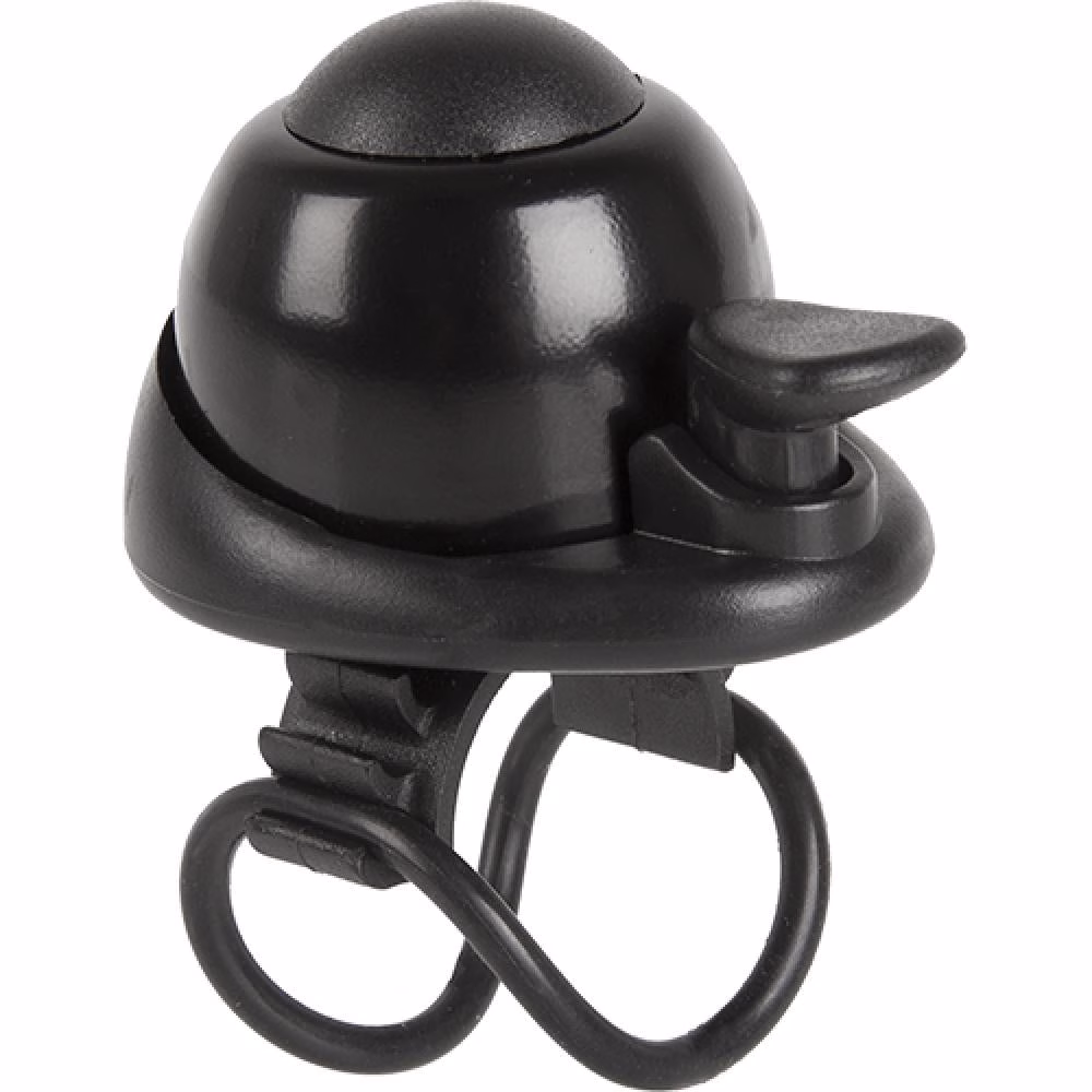 Messingschlager Klingel Mini Bella Dome schwarz