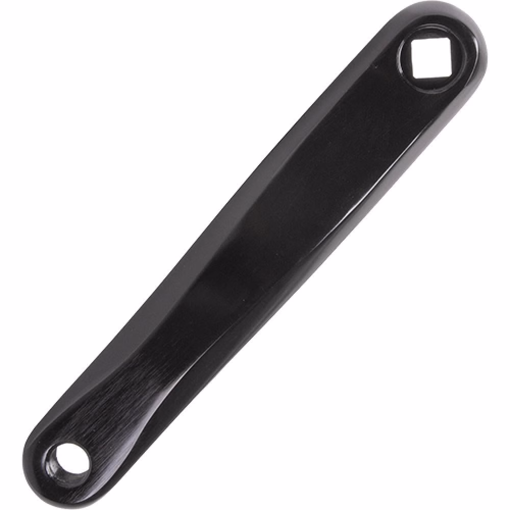 Messingschlager Kurbelarm links L=175mm Aluminium JIS-Vierkant schwarz