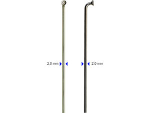 Messingschlager M28322301 Speichen (274 x Ø 2.0mm | 100 Stück | silber)