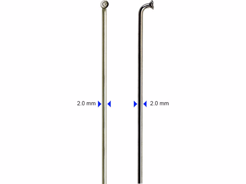 Messingschlager M28322301 Speichen (274 x Ø 2.0mm | 100 Stück | silber)