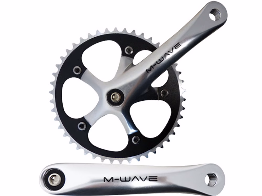 Messingschlager Single Speed Kurbelgarnitur (165mm Alu | 44 Zähne)