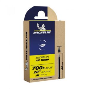 Michelin Schlauch A1 AIRCOMP SV 18/25-622 18 - ultraleichter Rennradschlauch für maximale Performance