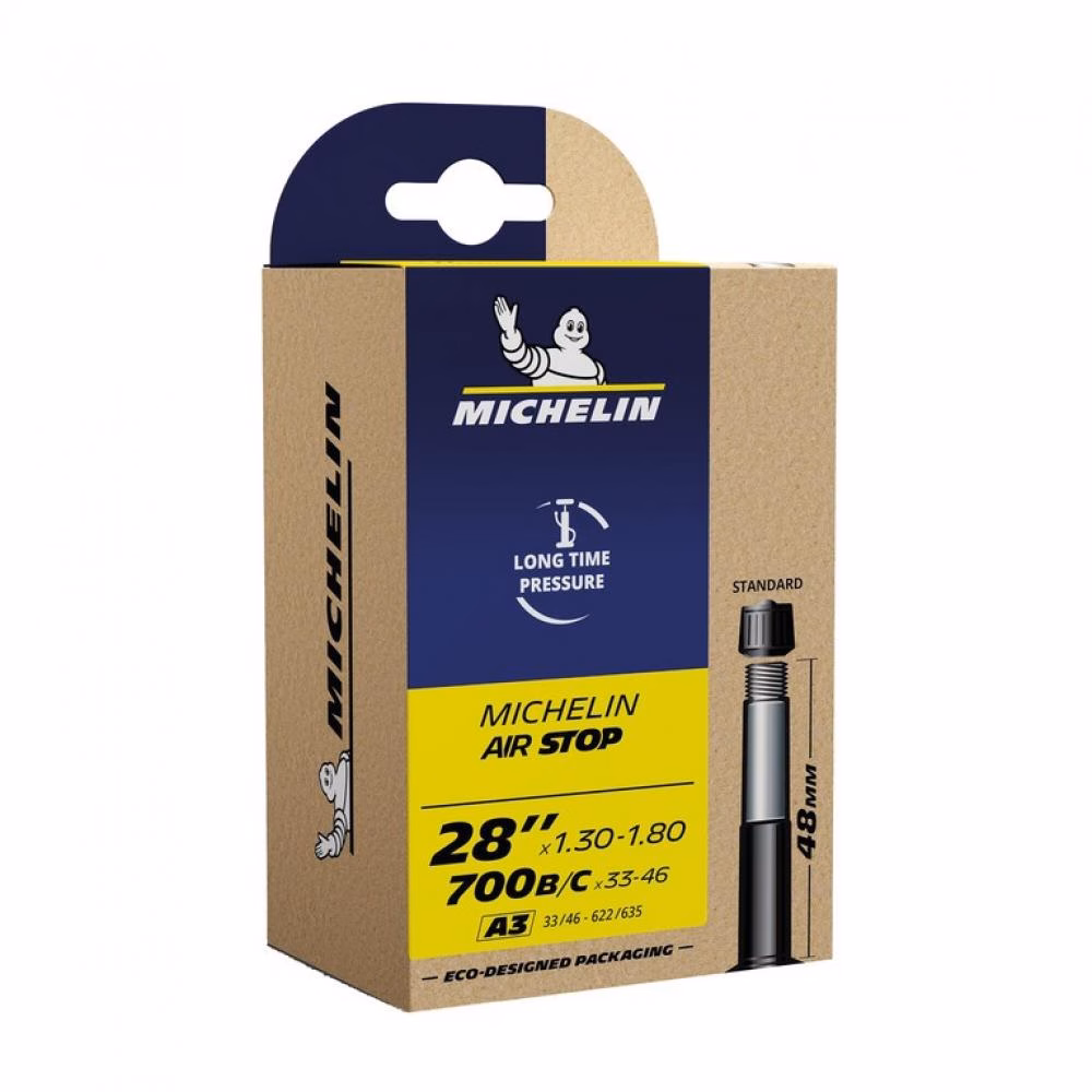 Michelin Schlauch A2 Airstop 28x1-1 1/4 700B/C 25/32-622/635 SV 48mm