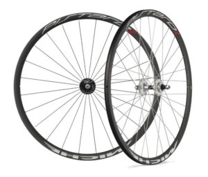 Miche Pistard Tubular Bahn-Laufradsatz 1985 g Schlauchreifen Silber-Schwarz