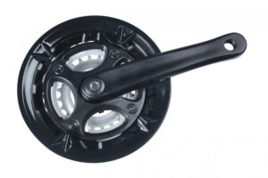 Mijnen Pieper Kettenradgarnitur Alu Wing schwarz 170mm,24/34/42 Zähne 4-kant