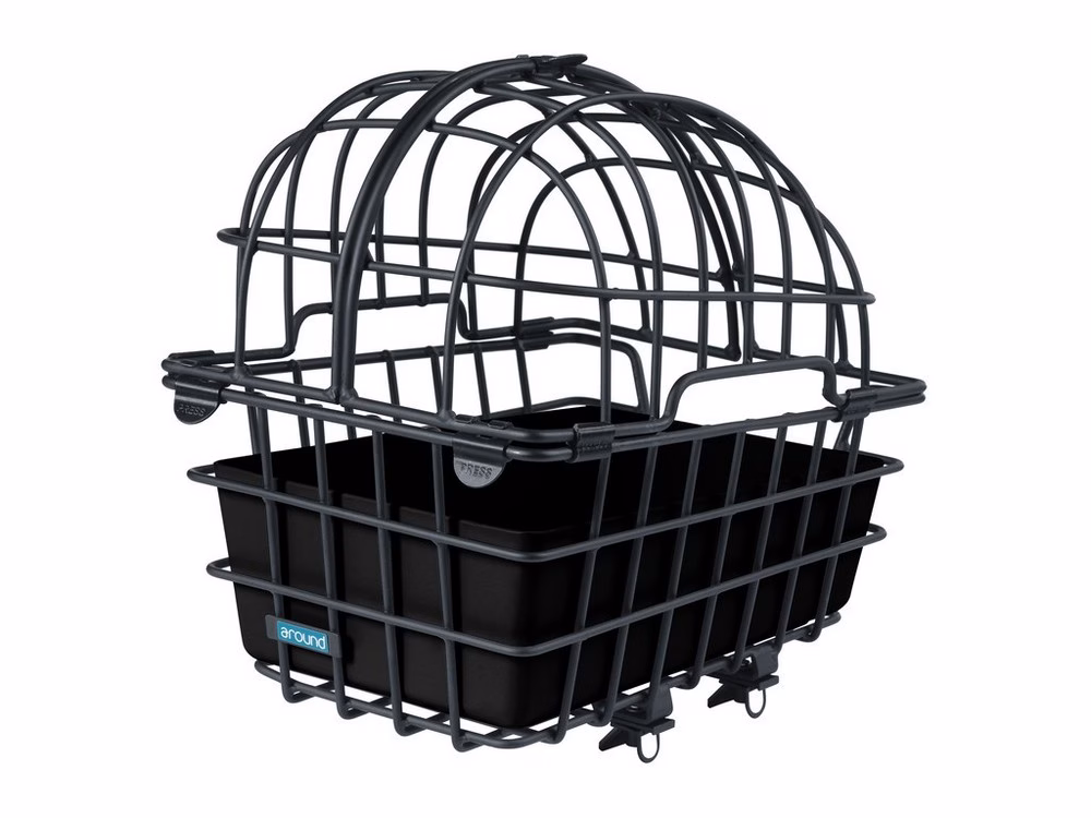 Mijnen Pieper Luna Hinterrad-Tierfahrradkorb (46 x 33 x 45cm | mit Fix-System)