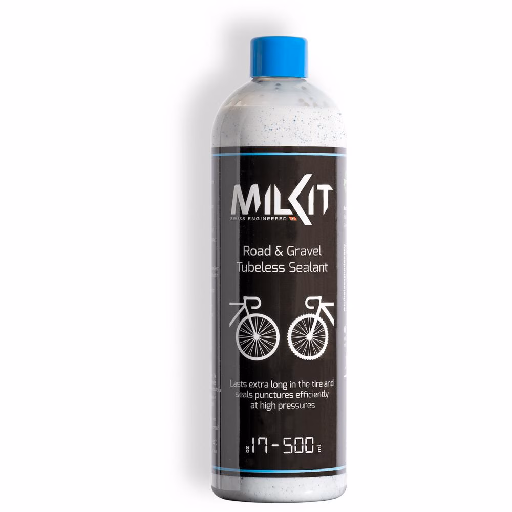 milKit Dichtmilch Road+Gravel Sealant 500 ml - leistungsstarke Tubeless-Dichtung für Rennrad & Gravel
