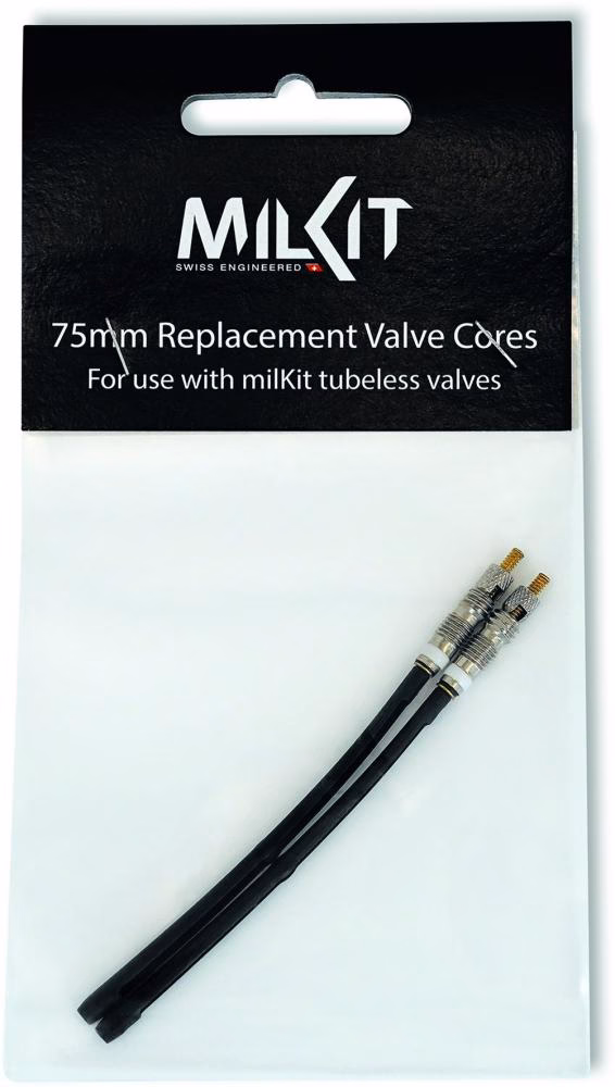milKit Ventileinsatz Ersatz Valve Cores 75 mm - 2er Set Tubeless