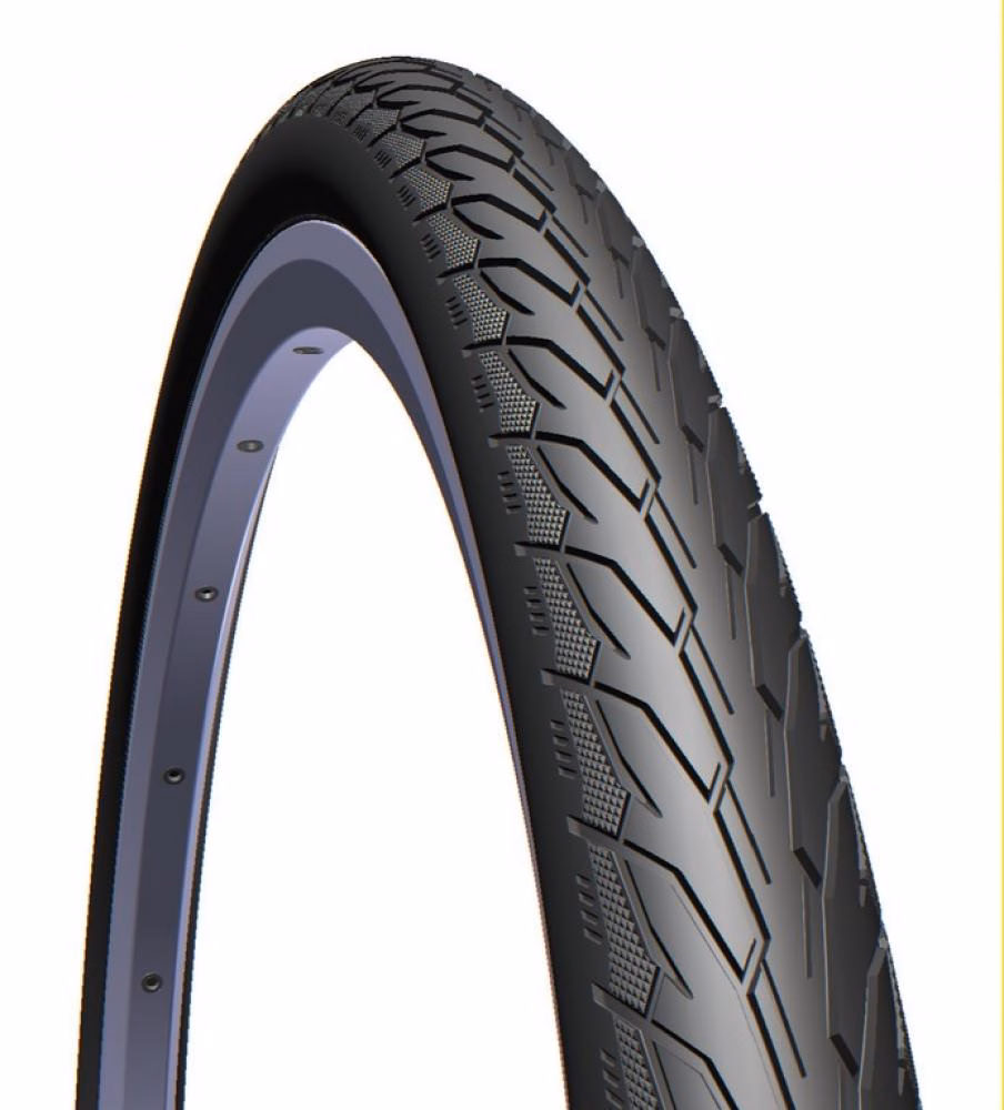 Mitas Flash V 66 Stop Thorn Fahrradreifen 28 Zoll (42-622) - Pannenschutz & Reflexstreifen