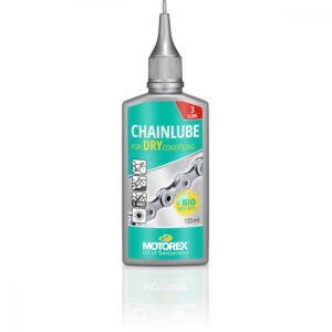Motorex Kettenöl Chainlube Dry Conditions 100ml l weis - saubere, trockene Hochleistungs-Schmierung