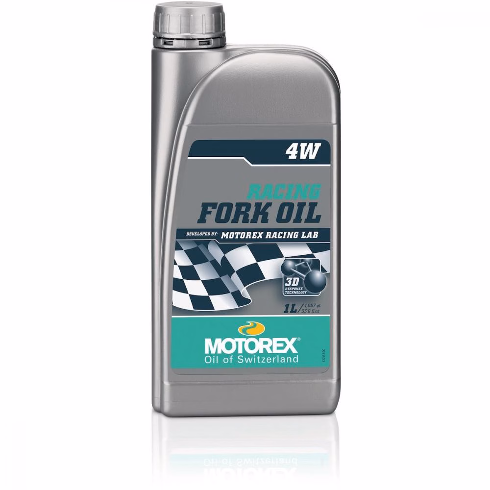 Motorex Racing Fork Oil 4W 1L - Vollsynthetisches Gabelöl mit 3D Response Technology
