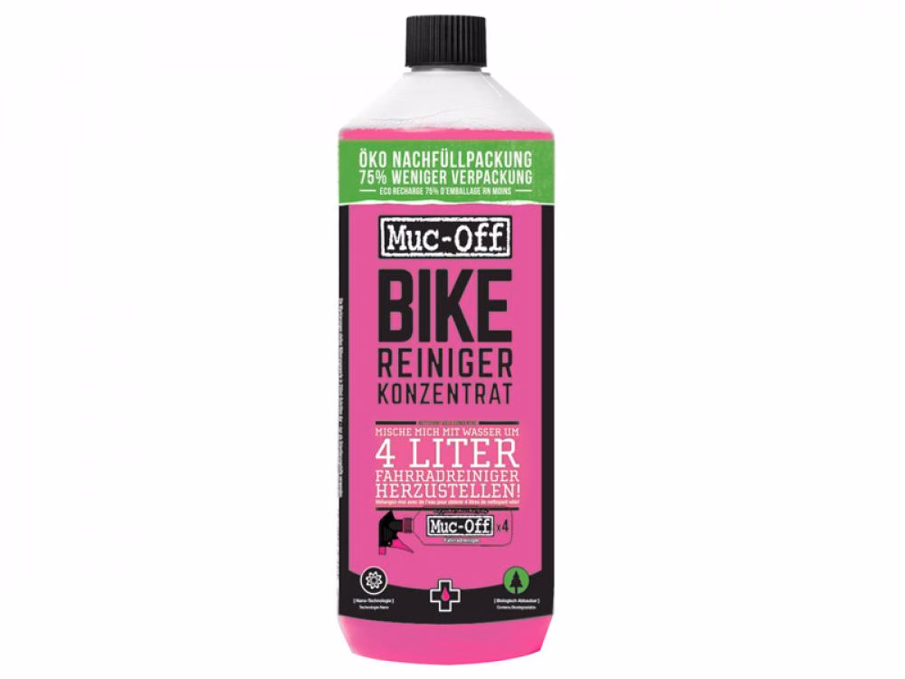 Muc Off Bike Cleaner Concentrate 1000 ml Pink - Nano Gel biologisch abbaubar