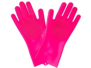 Muc Off Deep Scrubber Gloves pink L