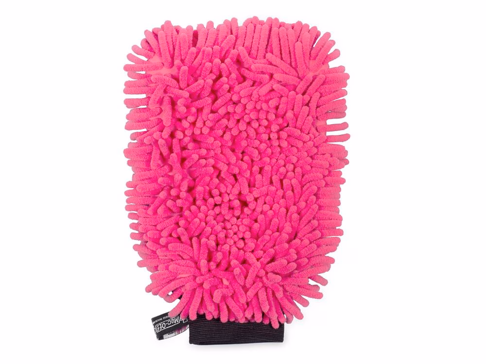 Muc Off Microfibre Wash Mitt pink