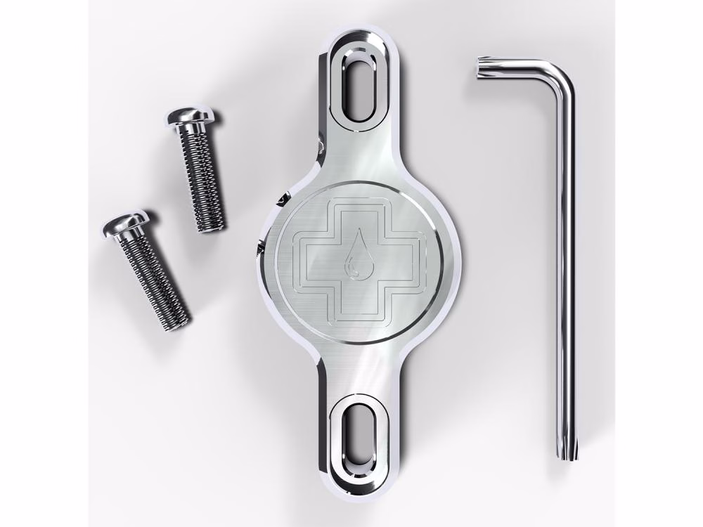 Muc Off Secure Tag Holder V2, silver, unis