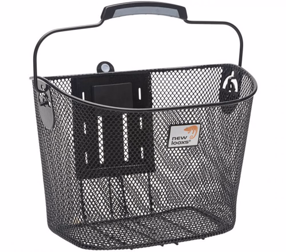 NEW LOOXS KORB TOSCANE SMARTLOCK BLACK 19L STEEL 34X25X25CM