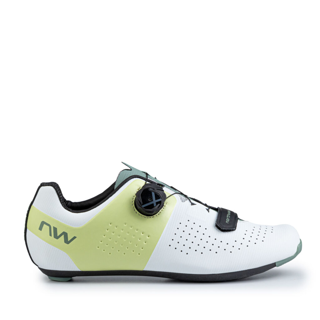 Northwave Storm Carbon Rennradschuhe 45 white/matcha