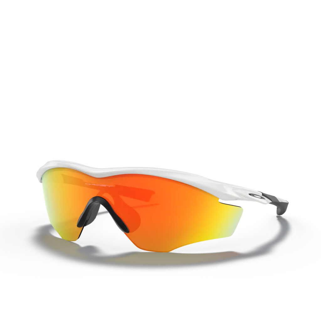 Oakley M2 Frame® XL Sportbrille polished white Fire Iridium