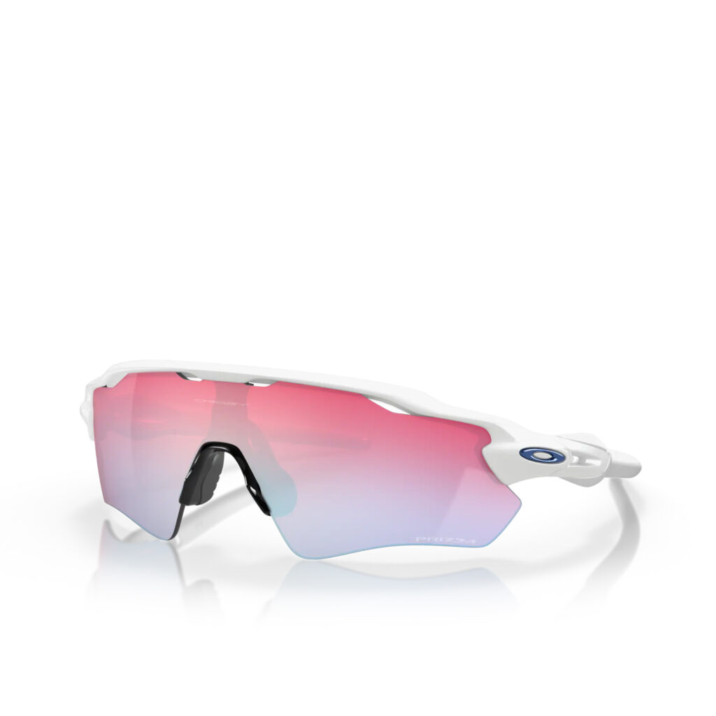 Oakley Radar® EV Path® Fahrradbrille polished white prizm snow sapphire