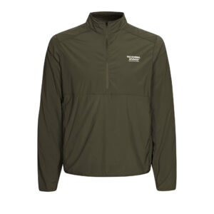 Pas Normal Studios Balance Half Zip Jacket ND Laufjacke M dark olive