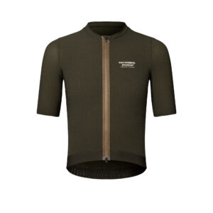 Pas Normal Studios Escapism Jersey Kurzarm Fahrradtrikot Herren M dark olive
