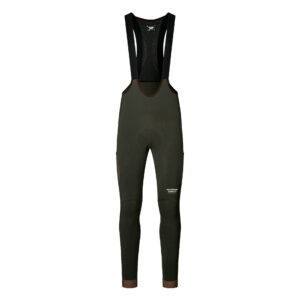 Pas Normal Studios Escapism Long Cargo Bibs lange Fahrradhose Herren L dark olive