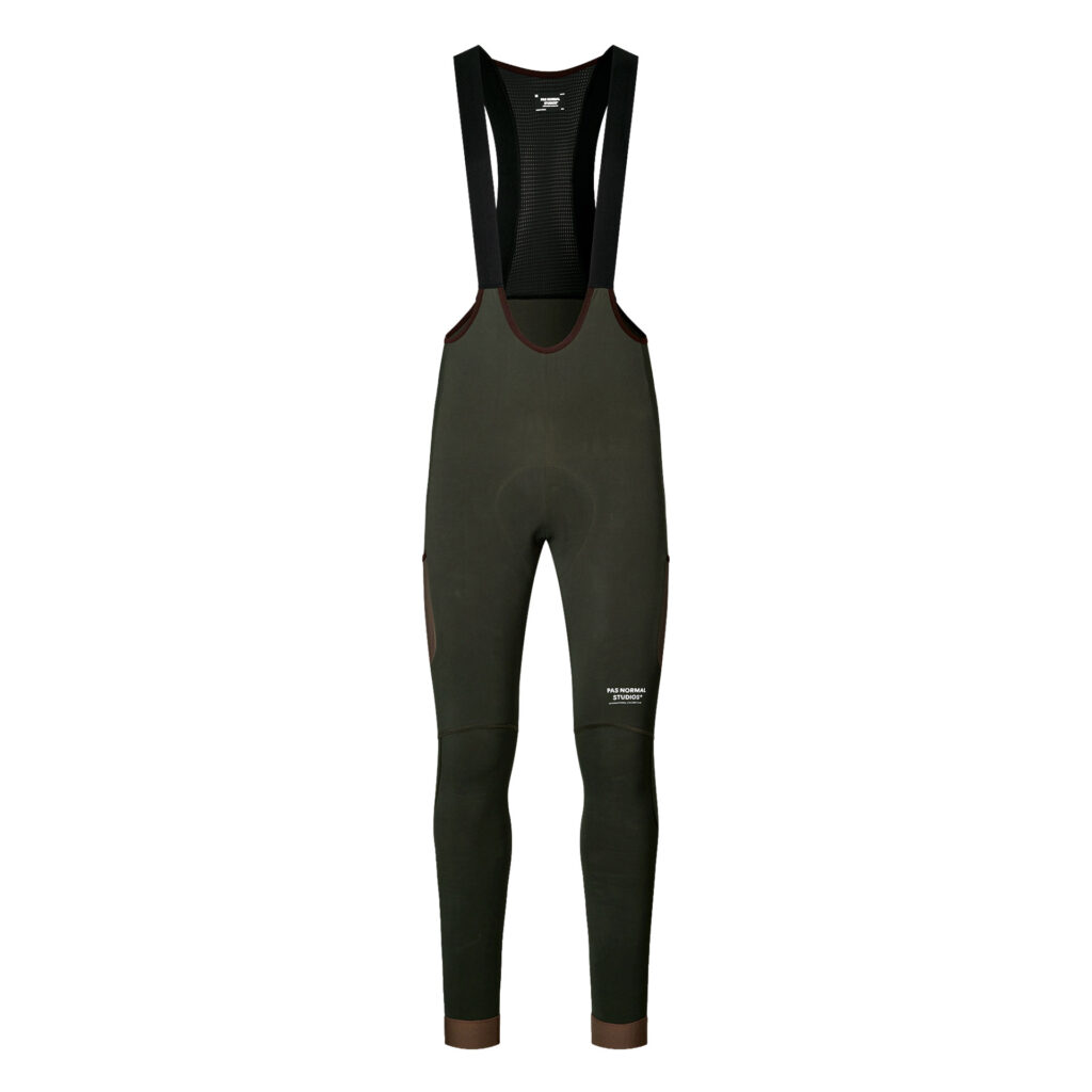 Pas Normal Studios Escapism Long Cargo Bibs lange Fahrradhose Herren XL dark olive
