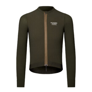 Pas Normal Studios Escapism Long Sleeve Jersey Langarm Fahrradtrikot Herren XL dark olive