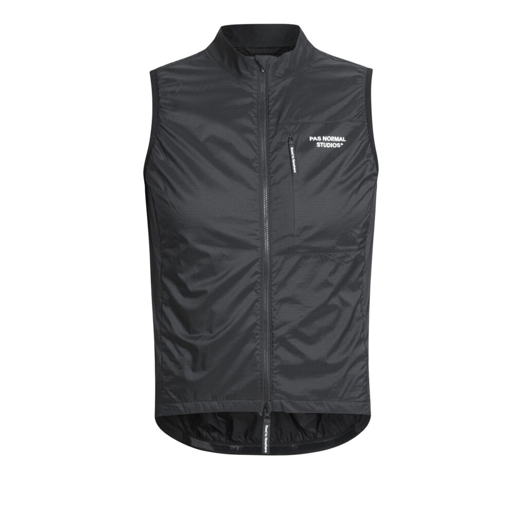 Pas Normal Studios Essential Insulated Gilet warme Fahrradwindweste Herren L black