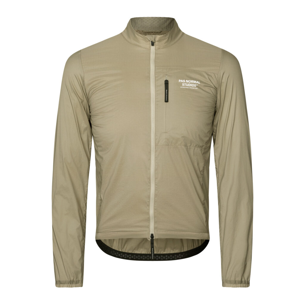 Pas Normal Studios Essential Insulated Jacket warme Fahrrad-Windjacke Herren L grey sage