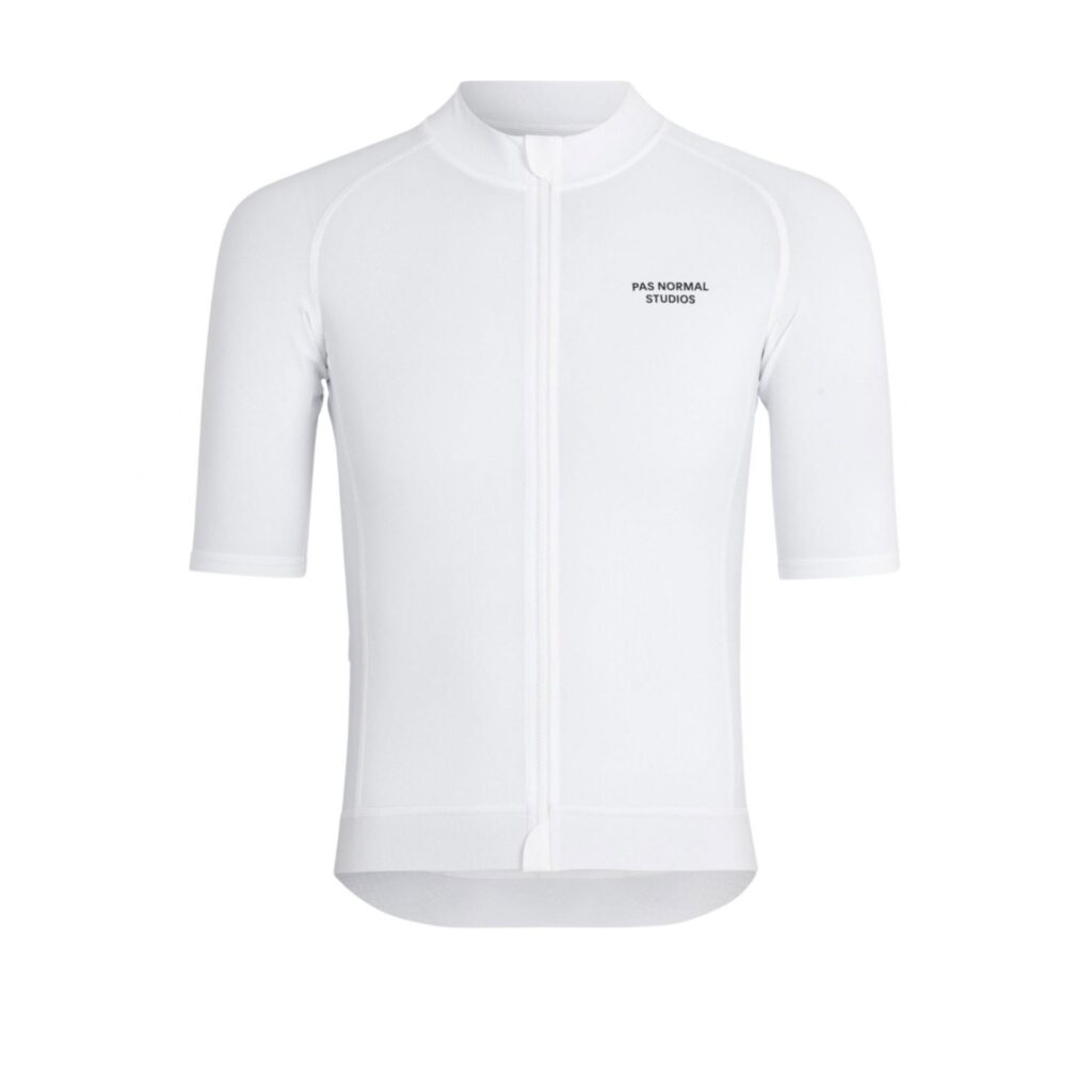 Pas Normal Studios Essential Jersey kurzarm Fahrradtrikot Herren M white