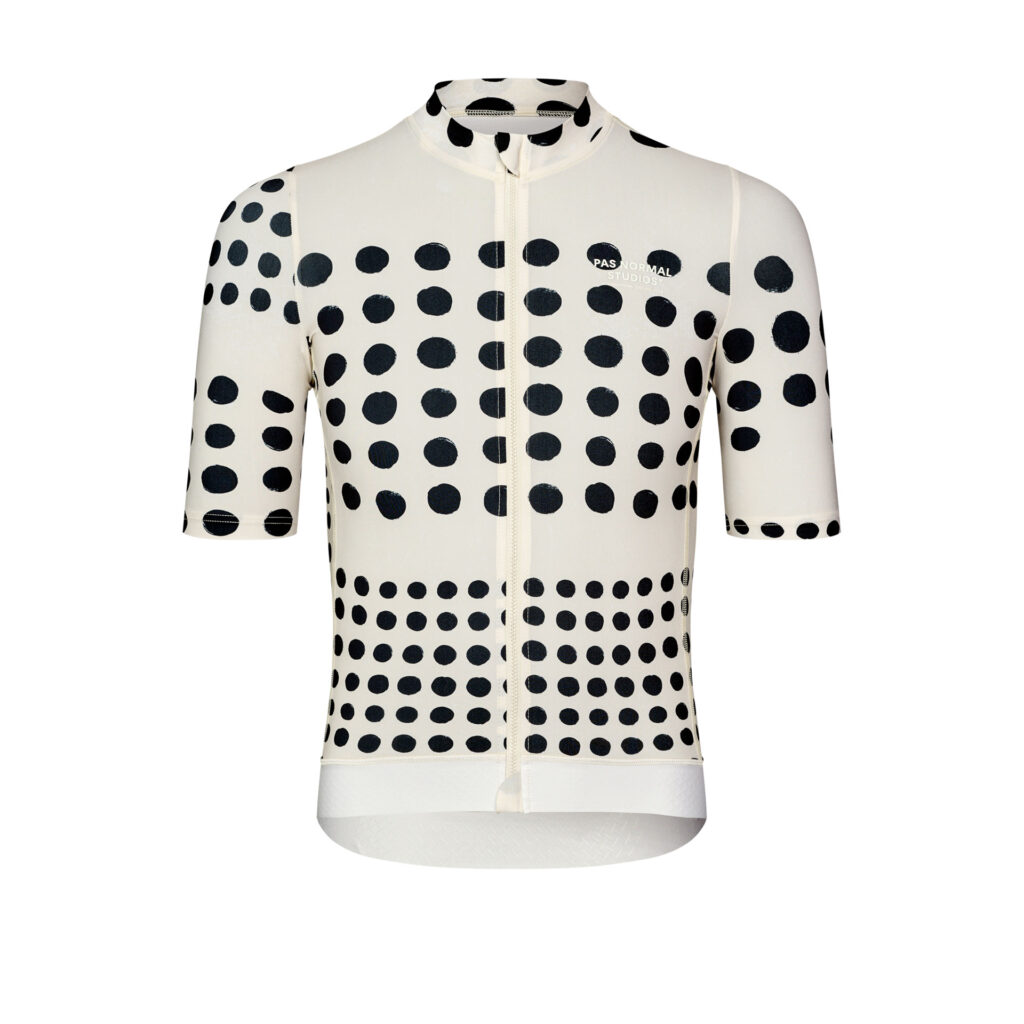 Pas Normal Studios Essential Jersey kurzarm Fahrradtrikot Herren XL dot off white