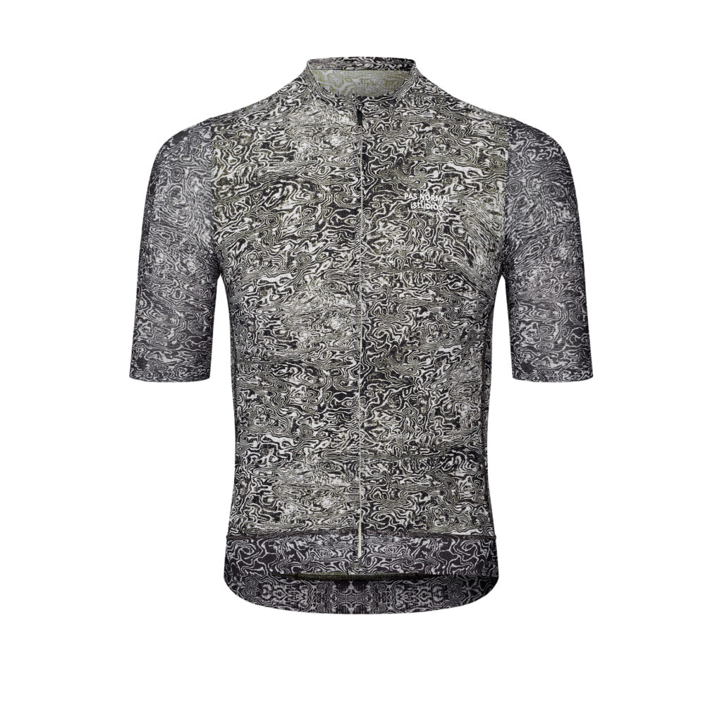 Pas Normal Studios Essential Light Jersey kurzarm Fahrradtrikot Herren XL aop grain off white
