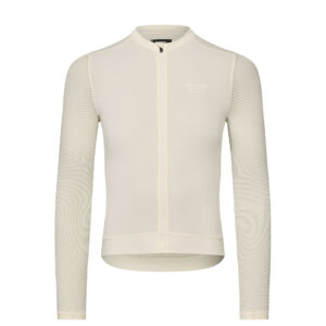 Pas Normal Studios Essential Light Long Sleeve Jersey Langarm Radtrikot Herren XL off white