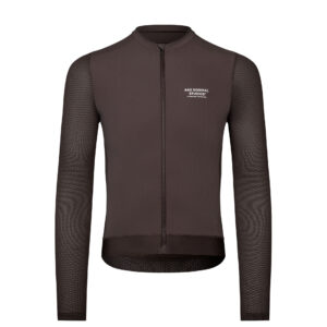 Pas Normal Studios Essential Light Long Sleeve Jersey Langarm Radtrikot Herren XS dark purple