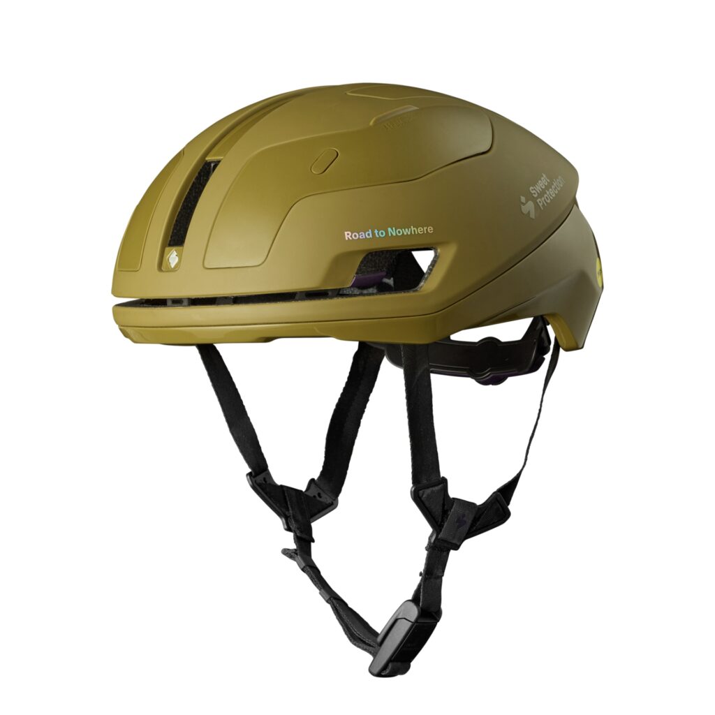 Pas Normal Studios Falconer Aero 2Vi MIPS Helmet Aero-Rennradhelm S/M 53-56cm khaki green