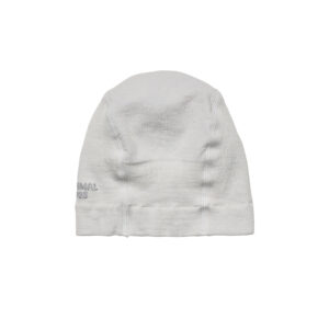 Pas Normal Studios Logo Merino Knit Beanie Fahrrad Unterhelmmütze One Size misty grey