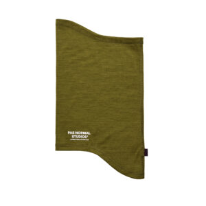 Pas Normal Studios Logo Merino Necktube wärmendes Halstuch One Size khaki green